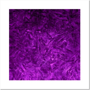 Purple Crystal Pattern Posters and Art